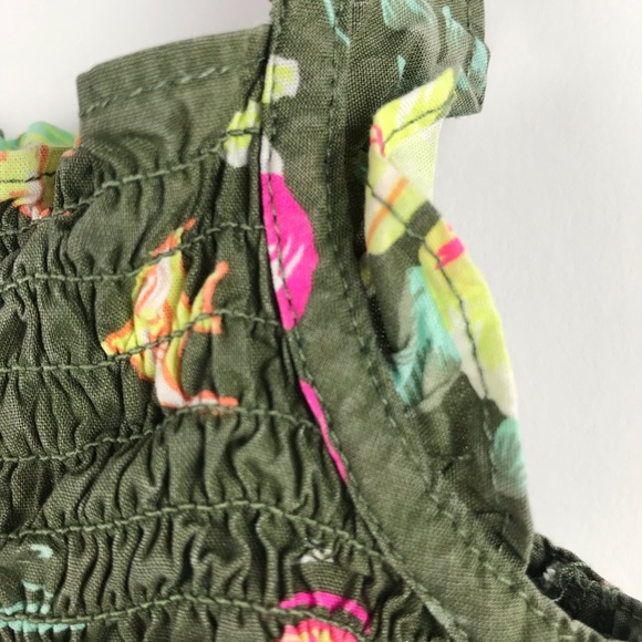 Carter’s Army Green floral sundress/top. - Picture 3 of 5